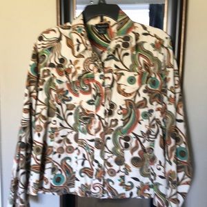 “Fall color” light weight denim jacket
